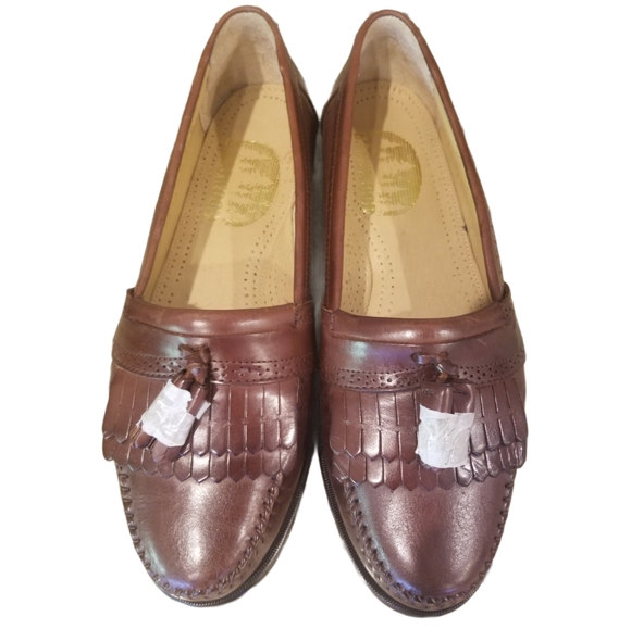 NEW G.H.Bass Basswood Leather Kiltie Tassel Loafer